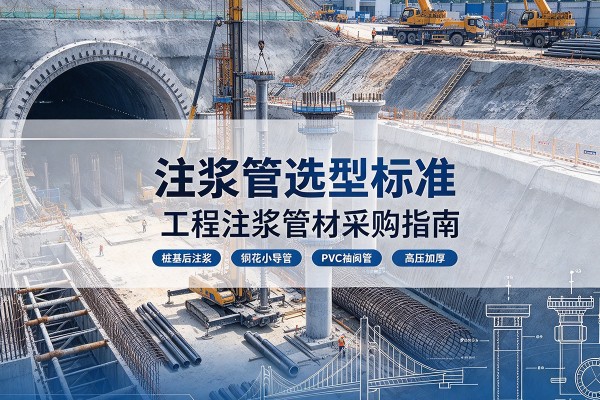 沙湾注浆管选型标准